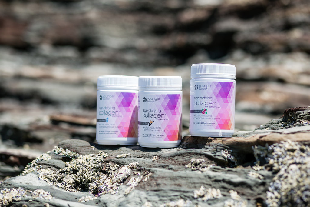 Gut Fit Age-Defying Collagen™ Intensive Xtra! & Age-Defying Collagen™ Intensive (Matcha, Vanilla, Cranberry or Taste free) Pack.... Two months supply