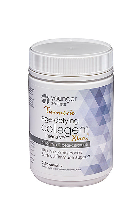Turmeric Age-Defying Collagen™ Intensive Xtra! & Age-Defying Collagen™ Intensive (Matcha, Vanilla, Cranberry or Taste Free) Pack.... Two months supply