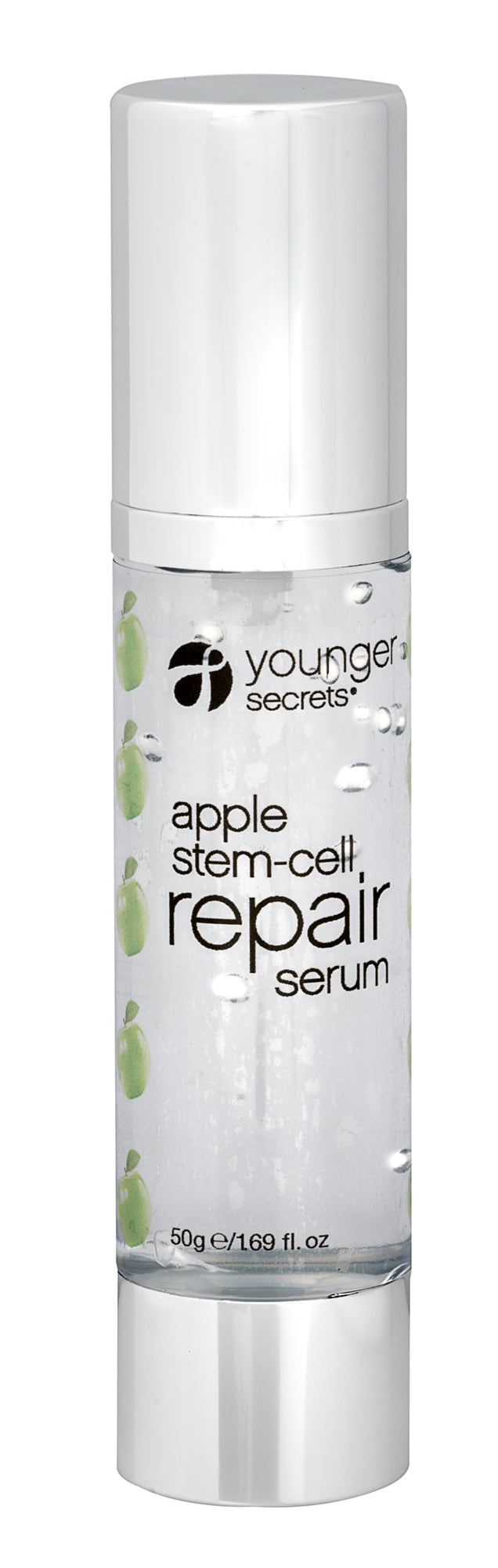 apple stem-cell repair serum with hyaluronic, collagen peptides and flaxleaf gel (50g)