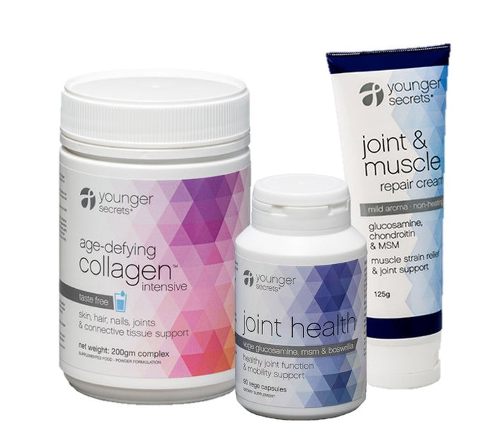 complete joint repair pack - 4 flavours (taste free, vanilla, cranberry, matcha)