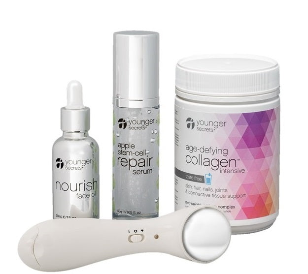 age-defying collagen™ complete hydration repair pack - 4 flavours (taste free, vanilla, cranberry, matcha)