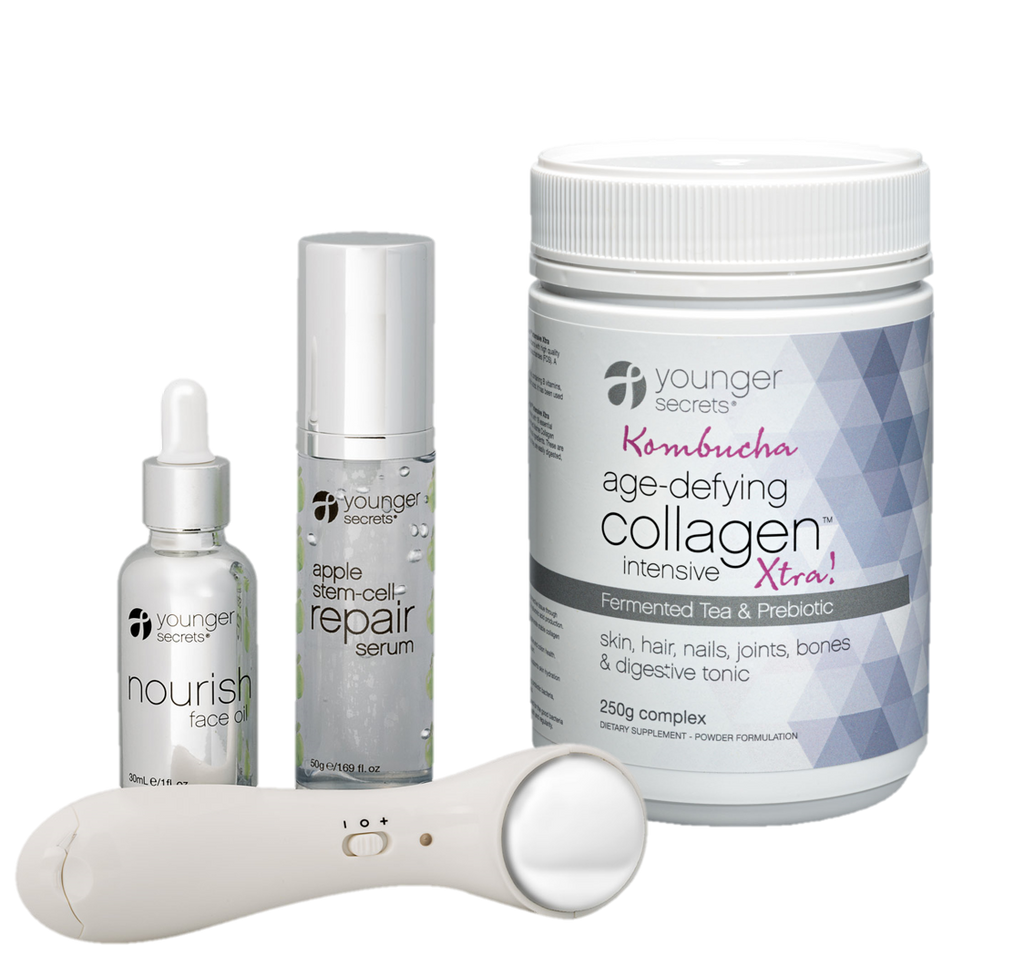 age-defying collagen™ Xtra! complete hydration repair pack (Choose Body Fit, Gut Fit, Turmeric, Supa-Greens, Stress Less or Kombucha)